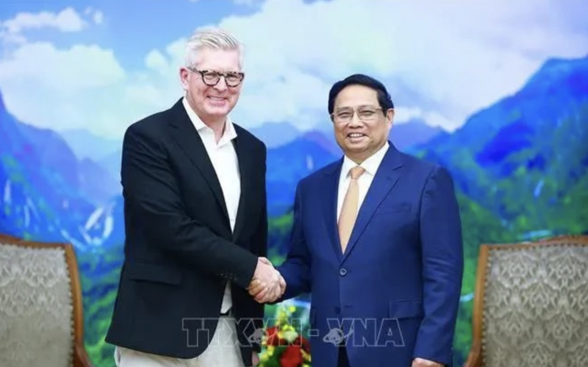 PM Pham Minh Chinh meets Ericsson CEO